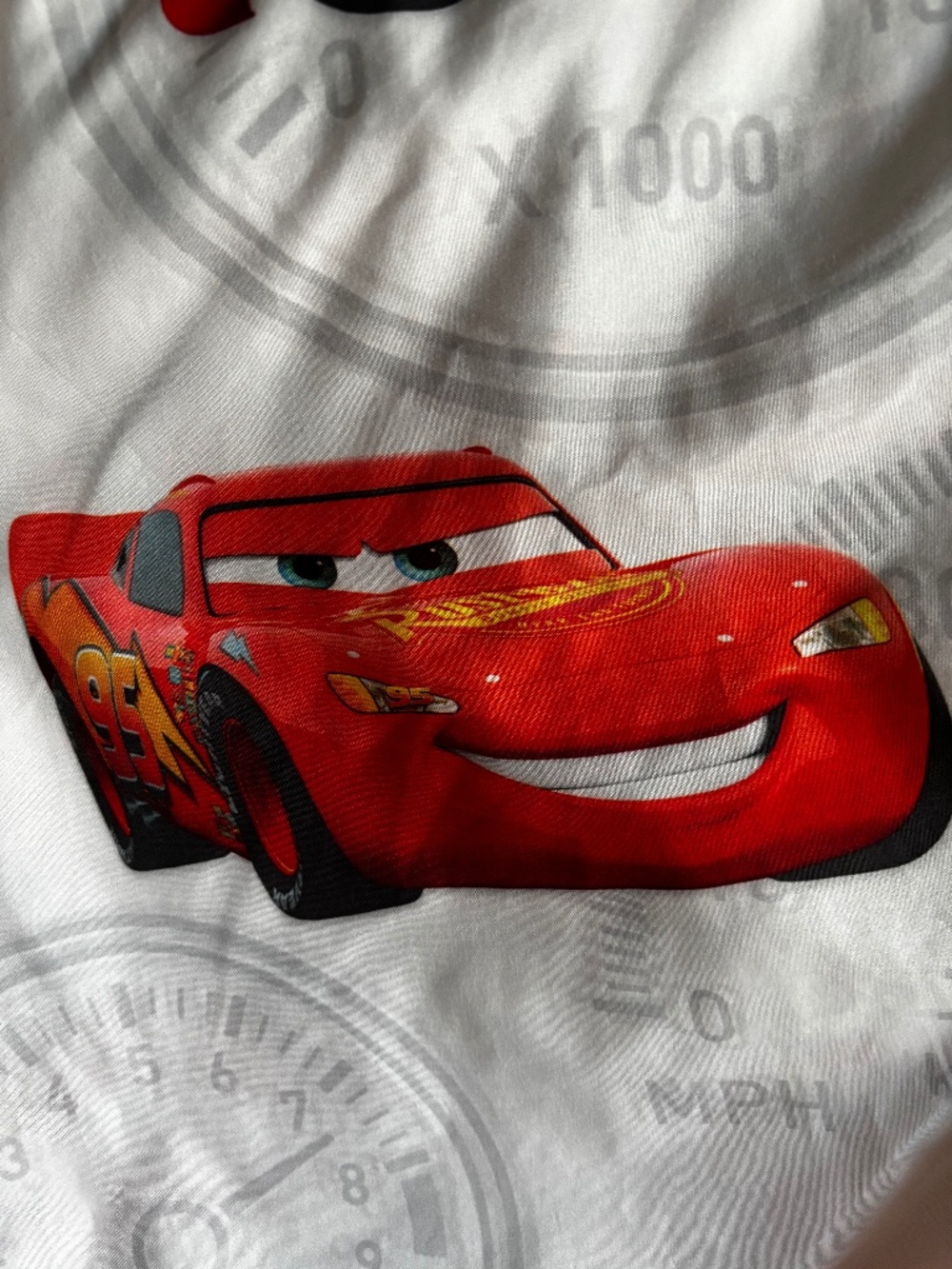 Pixar Cars Lightning McQueen Twin Flat Sheet (95" x 80")